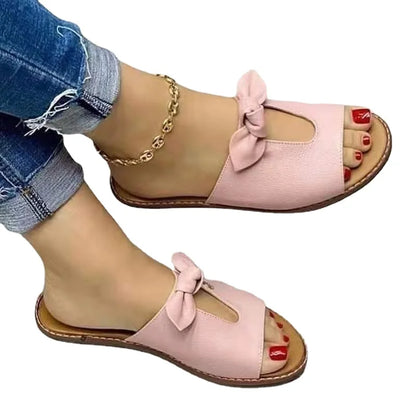 Butterfly Bliss Sandals - Cute Knot Flats for Women's Summer Beach Style